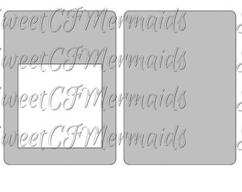 Sticky note pad holder SVG file for silhouette/Cricut/ machine cutting