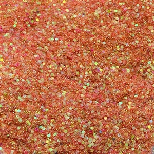 Pretty Peachy semi chunky Glitter