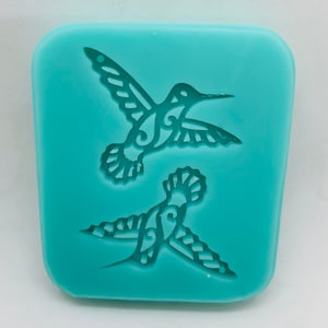 Hummingbird dangling earrings