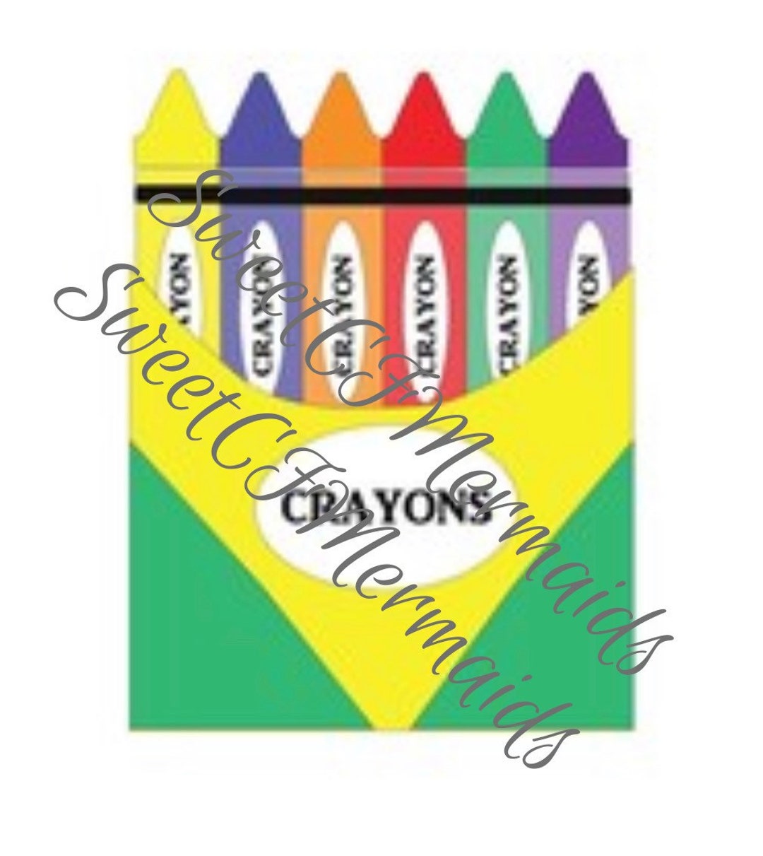 Crayon Box SVG/ Cutting File/ Instant Download/ Silhouette/ Cricut - Etsy