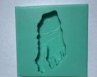 Foot skeletal Badge Reel/Keychain Silicone Mold