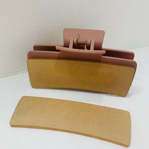 Acrylic Blank Hair Clip blank/DIY your own clip piece.