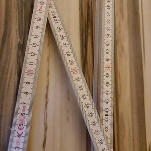 Zollstock graviert Gliedermaßstab, Maßstab, 2 Meter, Holz, mit Wunschgravur, Lasergravur Bild 4