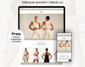 Minimal Sportswear Shopify Theme 2.0 | Activewear Website Template