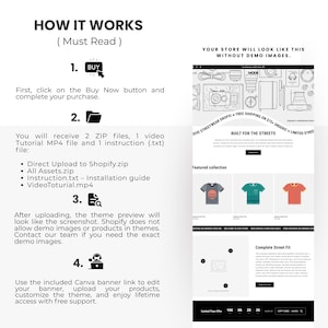 Step by step guide for installing and customizing the streetwear Shopify theme