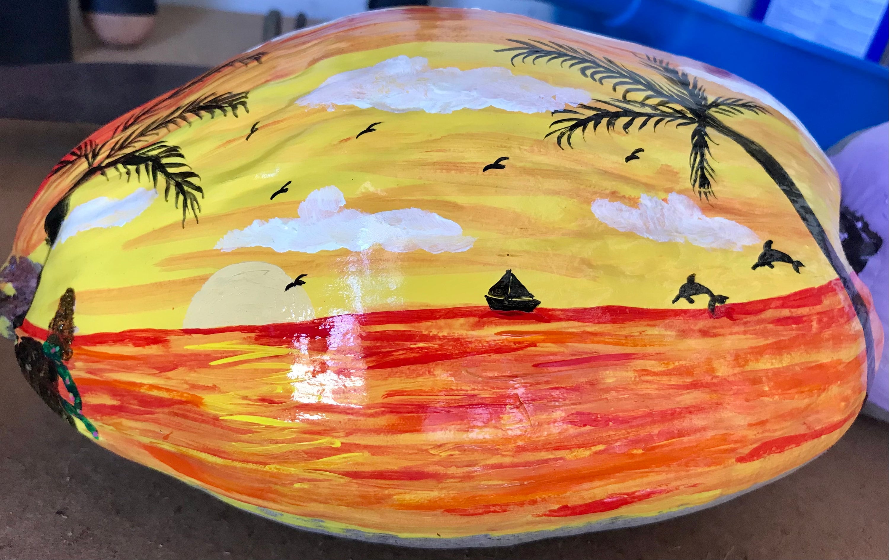Painted Coconuts Etsy