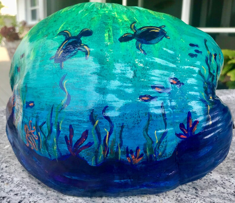 Painted Coconuts - Etsy