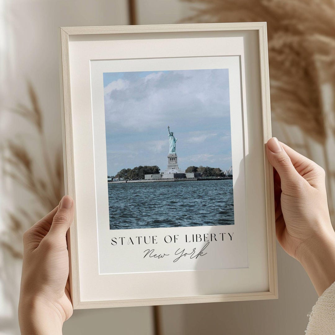 Statue of Liberty A4 Print New York Print Printable Wall Art Digital ... - Statue Of Liberty Print