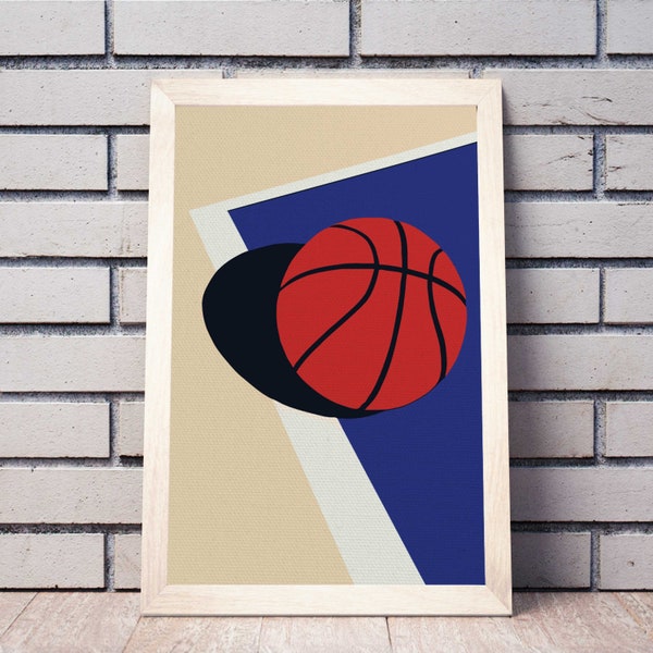 J'adore ce jeu Basketball Pop Art DIY Kit Peinture par numéro Art Peinture par numéros Toile Peinture par numéros Kit de peinture Hobby Art