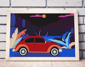 ヴィンテージ！レア! 3D paint by numbers kits Vintage PAINT by NUMBERS for Adult, Boy Fishing in Stream