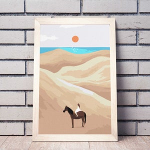 Mountains Paint on Canvas HandMade DIY Set Moon Painting by Numbers Picture with Unique Design Paint by Numbers Best Gift for Adult Painter