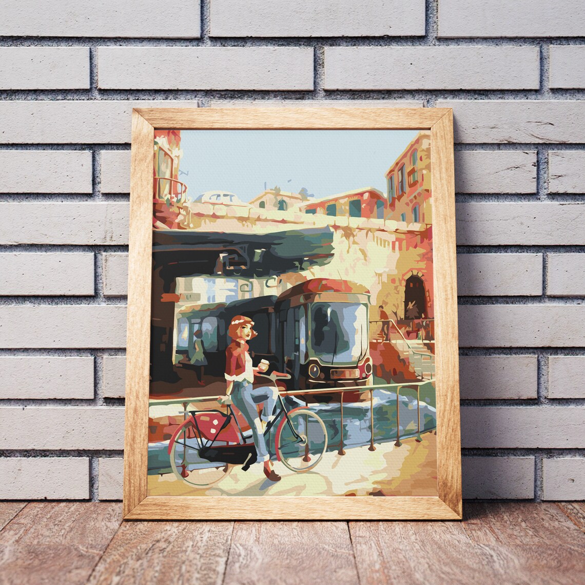 paint by numbers bicycle