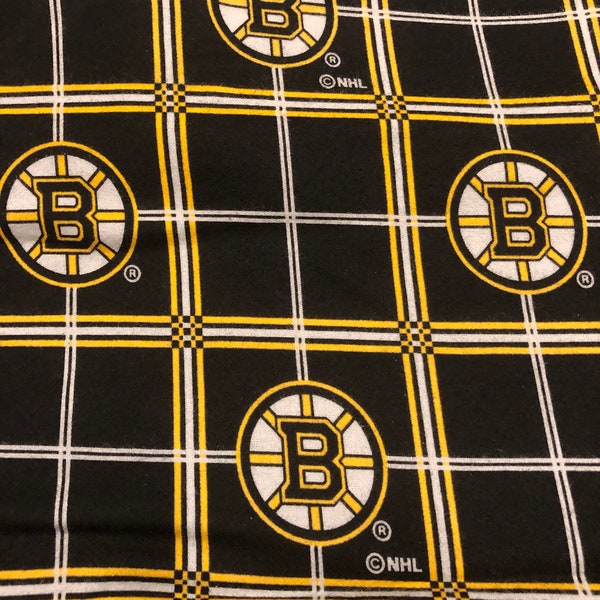 BOSTON BRUINS MATERIAL Sold by the Yard no half’s