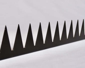 Ninja Deterrent™ | Fence Spikes Wall Spikes Anti Climb Home Security Guard | GizaGiza Single Bladed 1.0m Black | Bird Spikes