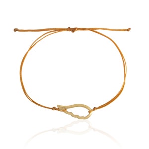 Engelsflügel Armband, Silber Armband, Bronze Armband, Kordelarmband, FlügelArmband, Handgemachtes Armband