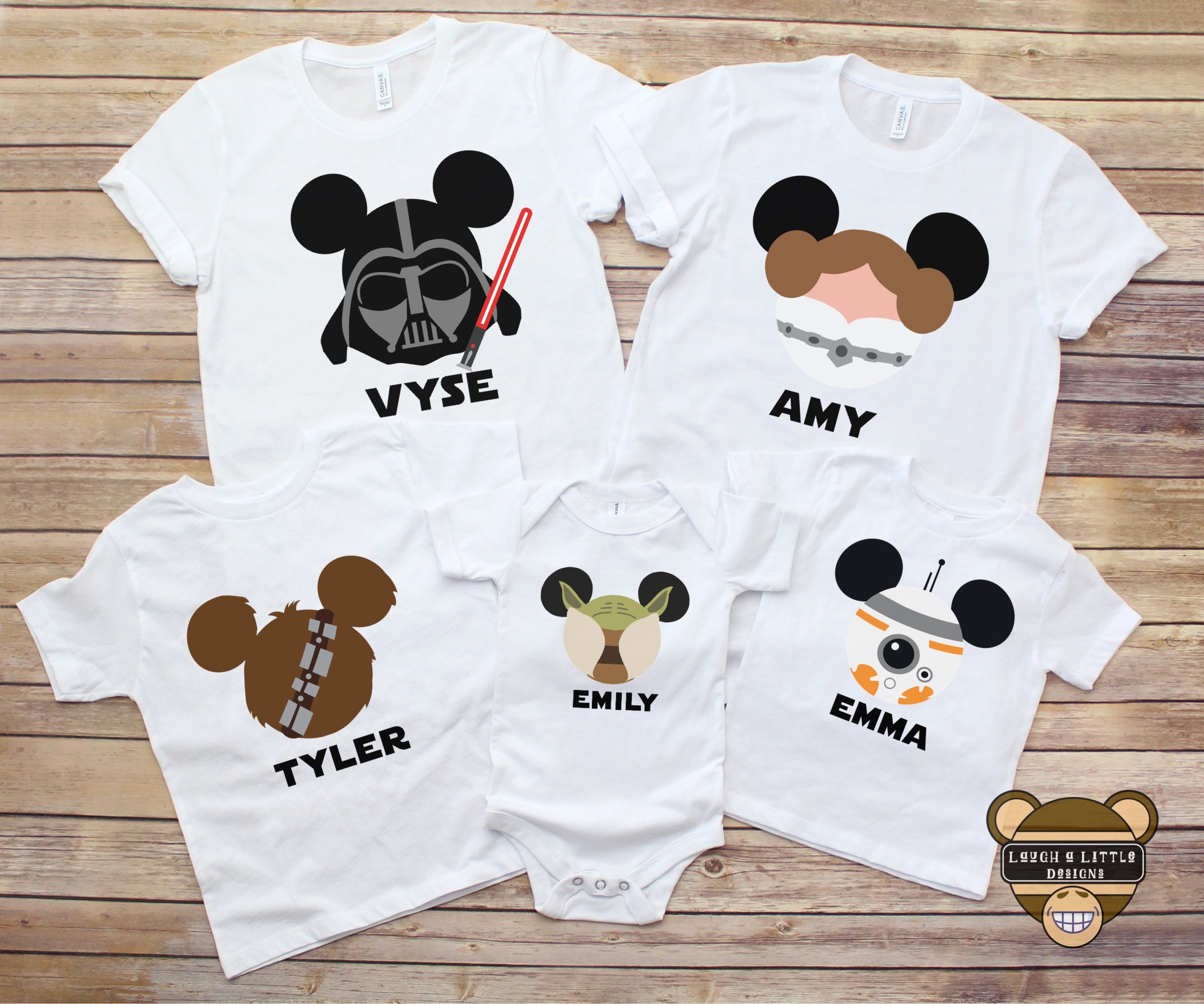 star wars disney family shirts
