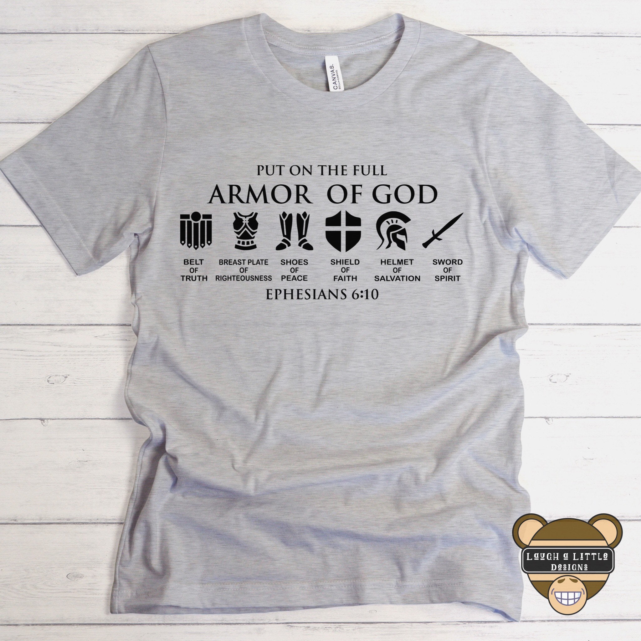 Put On The Armor Of God Shirt Armor Of God Shirt Christian Etsy