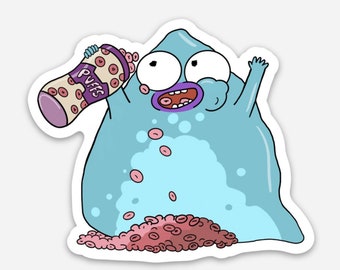 Solar Opposites the Pupa, Fat Pupa, Blue Pupa, Planet Shlorp Alien