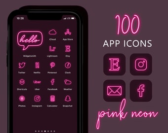 Pink Icons Etsy As it turns out, a banner alert still triggers for the shortcuts app but one option is to search the web for the app icon(s) you want, for example, clock icons or clock icons aesthetic. pink icons etsy
