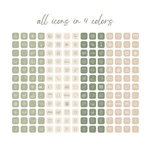Natural iPad App Icons, iPad Wallpaper, Aesthetic iPad Icons, Boho iPad Widgets, iPad Icons And Wallpaper, iPad Desktop Icons, Neutral Icons image 5