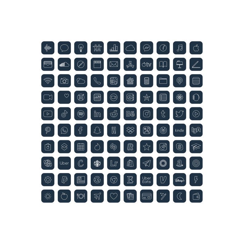 400 Fargo App Icons iOS 14 Blue Icons Winter Aesthetic ...