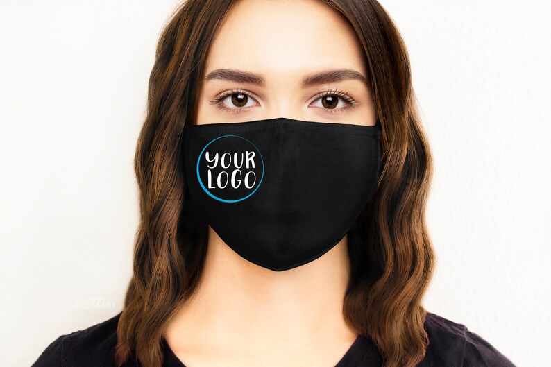 Custom Logo Face Mask Personalised Masks Etsy UK