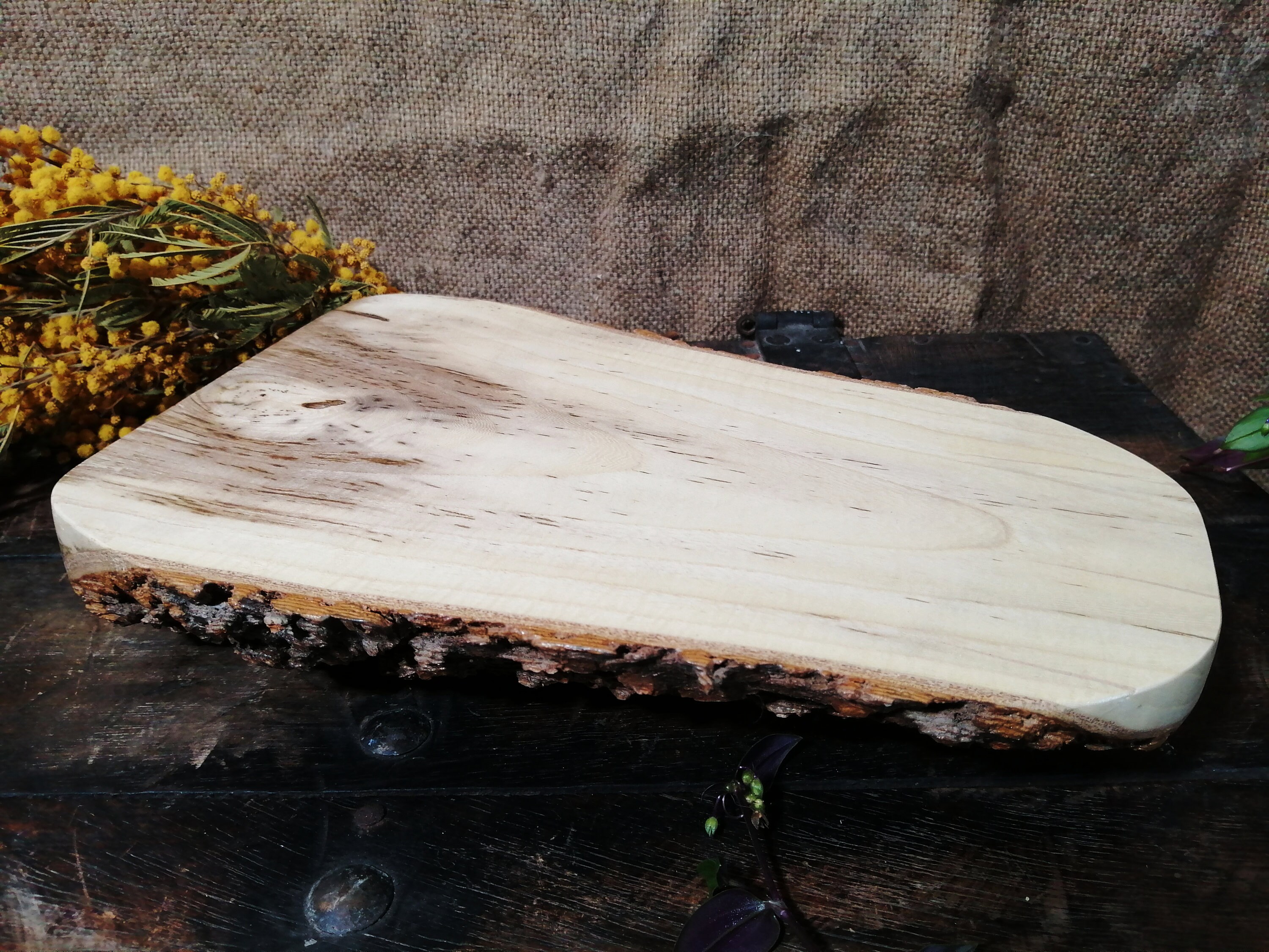 Plateau original et unique en bois de figuier naturel Etsy