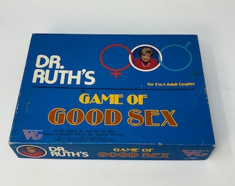 1985 Dr. Ruth’s Game of Good Sex by Victory Games Vintage Complete! 2-4 Couples
