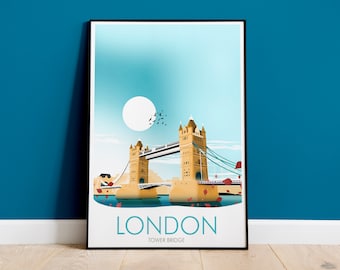 London Tower Bridge Print