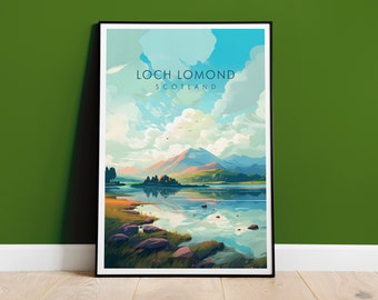 Loch Lomond Print, Scotland Print