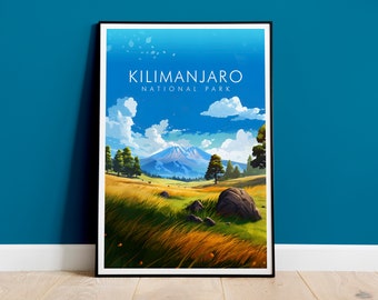 Kilimanjaro Print, National Park