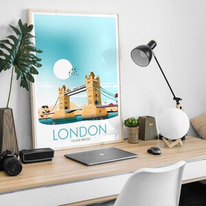London Tower Bridge Print image 8