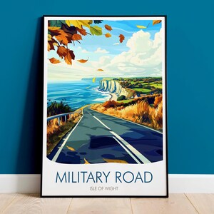 Impresión de ruta militar, impresión de la isla de Wight - Impresión de viaje