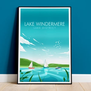 Lake Windermere Druck, Seenplatte
