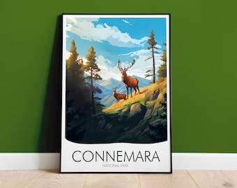 Connemara Ireland Print, National Park Print