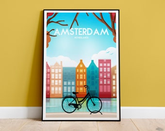 Amsterdam Poster Print