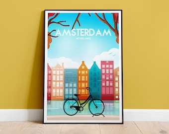 Amsterdam Poster Print