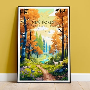 New Forest Print, Travel Print