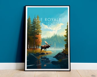 Isle Royale Print - Isle Royale Travel Print