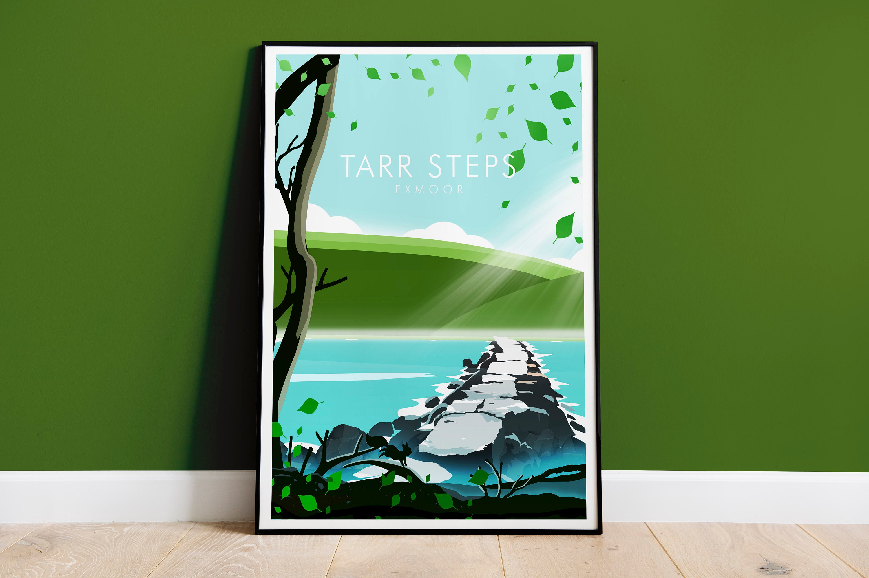 Tarr Steps Print, Exmoor