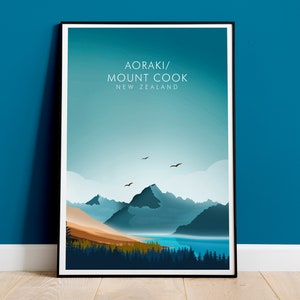 Aoraki/Mount Cook Print, New Zealand