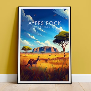 Ayers Rock Uluru Print, Australia