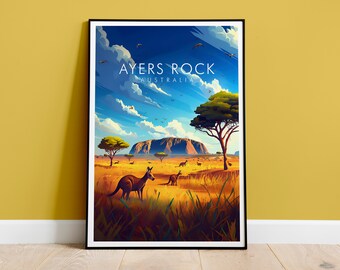 Ayers Rock Uluru Print, Australia