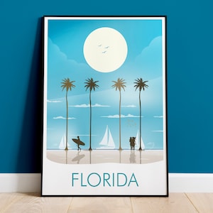 Florida Reise Print