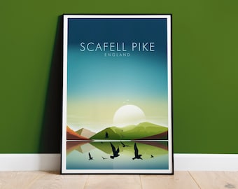 Scafell Pike Print, England