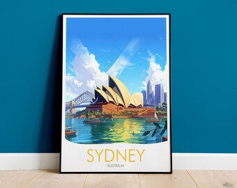 Sydney Australia Print, Travel Print