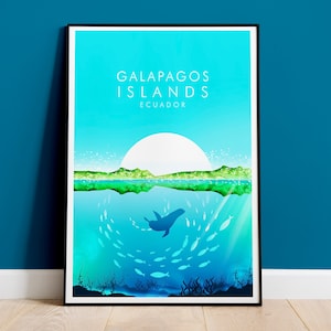 Impression des îles Galapagos, Équateur