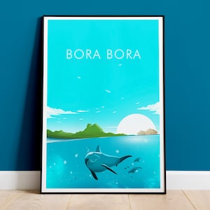 Stampa Bora Bora, Polinesia francese