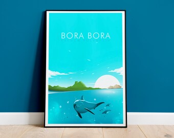 Bora Bora Print, French Polynesia