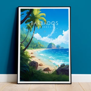 Barbados afdrukken Barbados reisposter